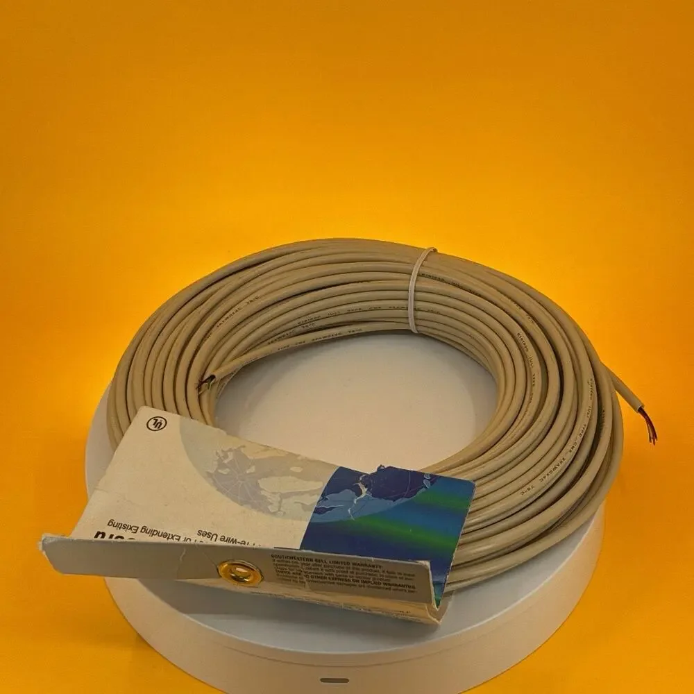 New Southern Bell 100' Telephone Cord - Long & Durable
